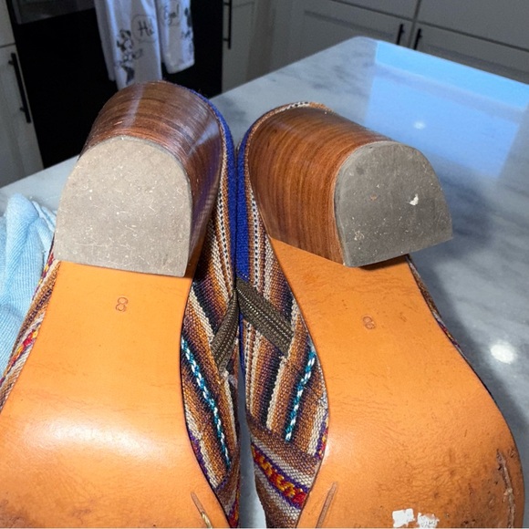 Fortress of Inca Ankle Boots Booties-Multicolor Canvas-Made in Peru-US Size 8 - Picture 7 of 10